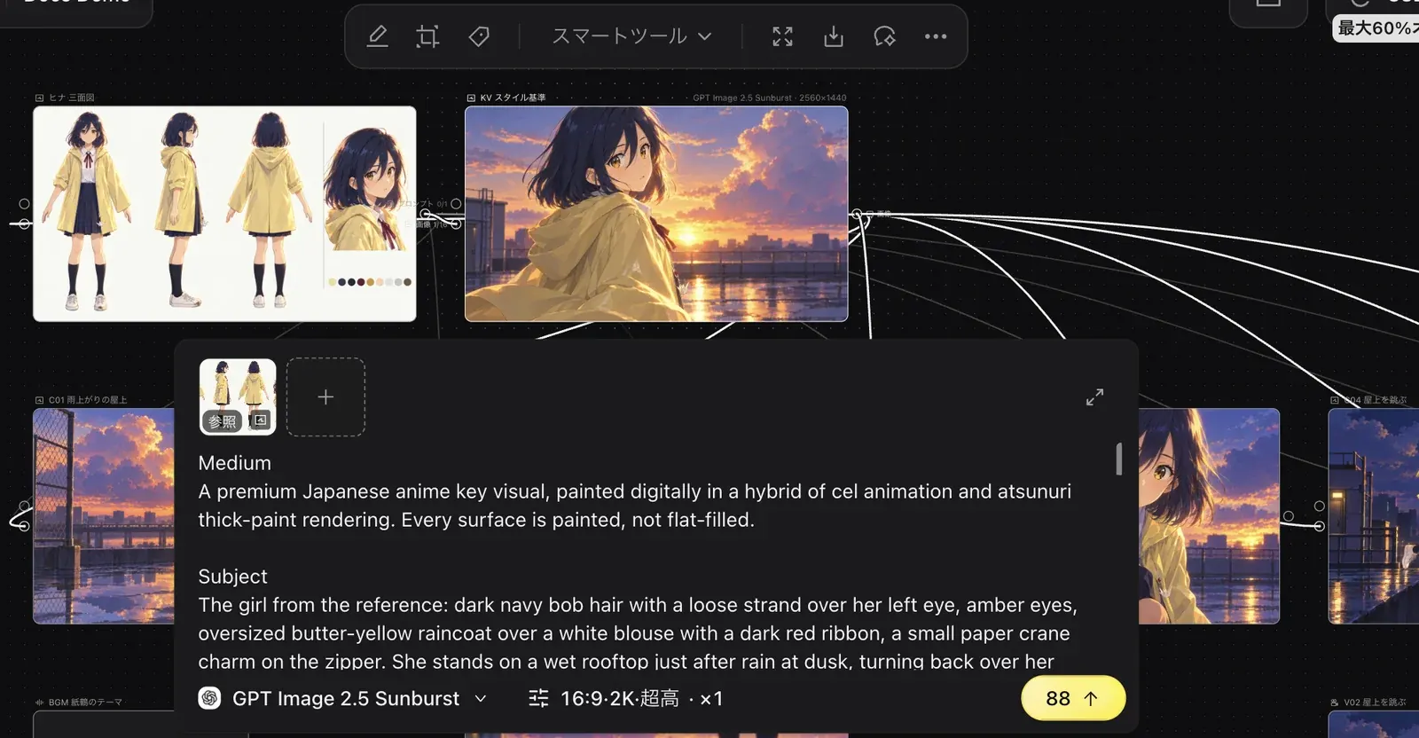 The image node input panel